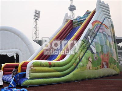 Cheap Outdoor /Indoor Forest Inflatable Slide With Full Printing BY-DS-041